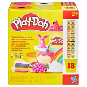 Set 18 cutii de plastilina colorata Hasbro Play-Doh 1.53 kg