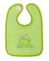 Set 2 Bavete din bumbac cu inchidere tip Velcro Green