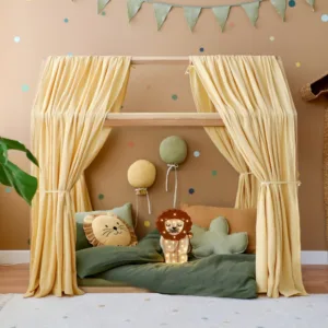 Set 2 baldachine muselina pentru pat tip casuta