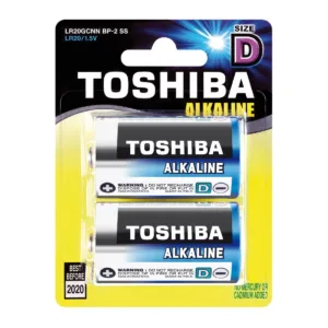 Set 2 baterii alcaline Toshiba