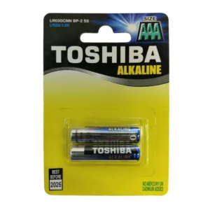 Set 2 baterii alcaline Toshiba