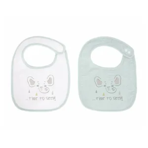 Set 2 bavete Kikka Boo Elephant Time