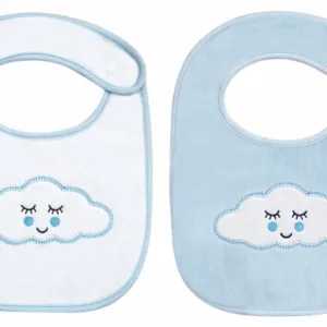 Set 2 bavete Kikka Sleepy Cloud Blue
