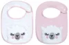 Set 2 bavete Kikka Sleepy Lama Pink
