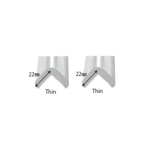 Set 2 benzi protectie colturi