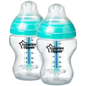 Set 2 biberoane cu sistem anti-colici Tommee Tippee 260 ml
