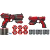 Set 2 blastere cu 40 proiectile si tinte Ocie Red Guns