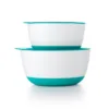 Set 2 boluri alimentare cu capac teal 200360 ml