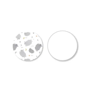 Set 2 buc cearsaf pentru Chicco Baby Hug Grey Sheep 0 luni+