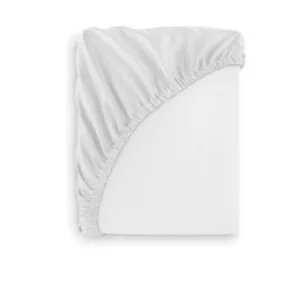 Set 2 cearceafuri din bumbac pentru saltea 120x60 cm Beberoyal Alb