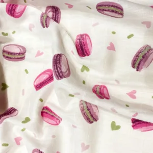 Set 2 cearceafuri din muselina Kreis 120x160cm macarons