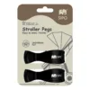 Set 2 cleme multifunctionale pentru carucior Sipo Negru