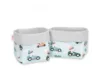 Set 2 cosuri pentru depozitare jucarii si accesorii Mint Rabbits