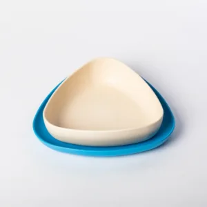 Set 2 farfurii eKoala BIOplastic WhiteBlue