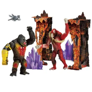 Set 2 figurine Godzilla X Kong The New Empire diverse modele