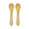 Set 2 linguri de silicon Lorelli Natural Galben