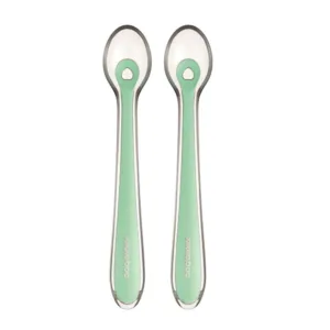 Set 2 linguri silicon cu cutie Kikka Boo Mint