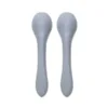 Set 2 lingurite din silicon natural Grey