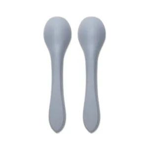 Set 2 lingurite din silicon natural Grey
