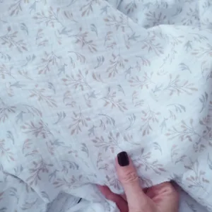 Set 2 museline Ikano Birds din bumbac 70x70 cm