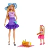 Set 2 papusi Barbie Malibu si Chelsea la Picnic