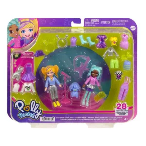 Set 2 papusi cu haine si accesorii