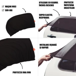 Set 2 parasolare auto Diono Breeze n Shade