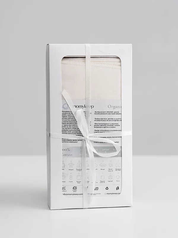 Set 2 paturici multifunctionale din bumbac organic 100x100 cm