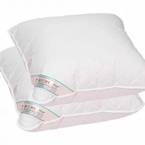 Set 2 perne 50 x 70 cm si 2 perne 40 x 40 cm HypoallergenicMed Somnart din microfibra matlasata