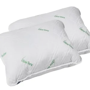 Set 2 perne Somnart Aloe Confort matlasate 60 x 60 cm