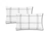Set 2 perne Somnart Belina Grid din microfibra