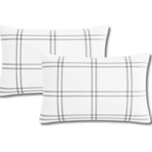 Set 2 perne Somnart Belina Grid din microfibra