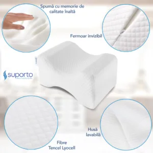 Set 2 perne pentru genunchi Suporto Classic