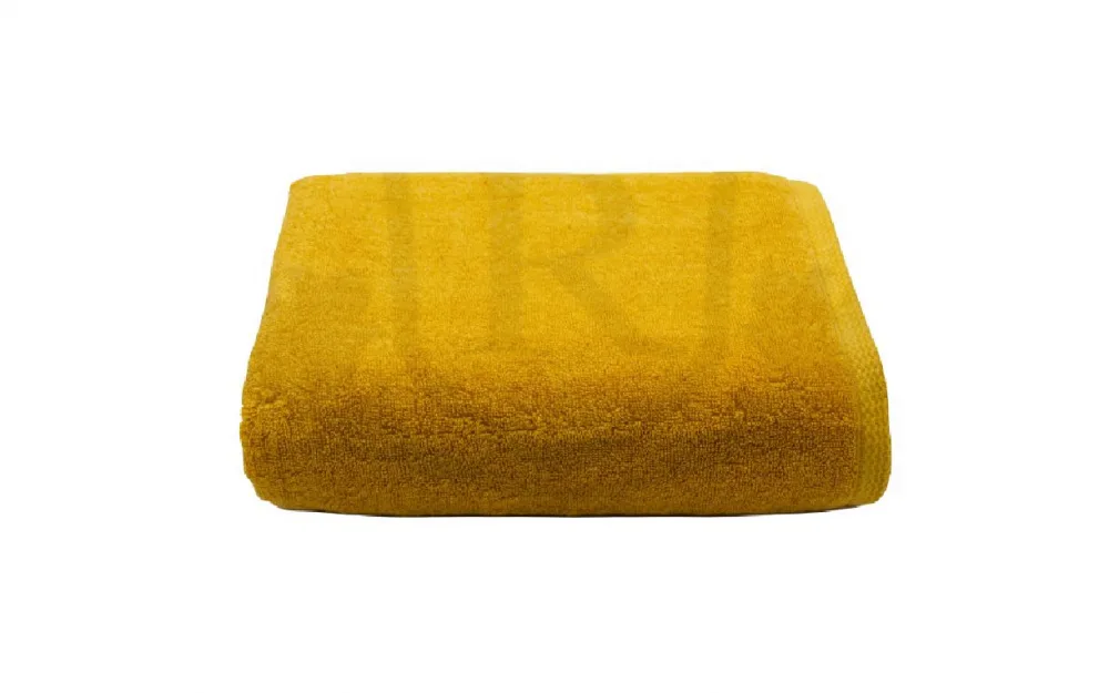 Set 2 prosoape de corp Somnart din bumbac 70 x 140 cm galben