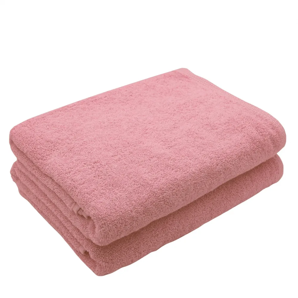 Set 2 prosoape de corp Somnart din bumbac 70 x 140 cm roz