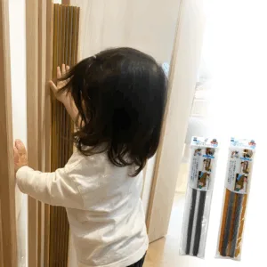 Set 2 protectii usi tip acordeon pentru copii Alb