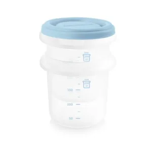 Set 2 recipiente plastic 250 ml cu gentuta izoterma Azure Miniland