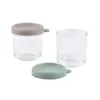 Set 2 recipiente sticla Beaba 250 ml sage green gazelle