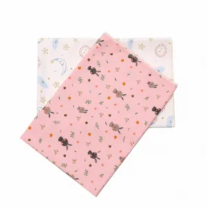 Set 2 scutece finet bebelusi KidsDecor The Bunnies and the Dreamy Sky 70x70 cm