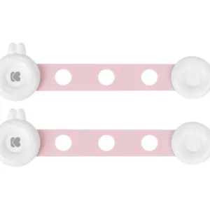 Set 2 sigurante multifunctionale KikkaBoo Bunny Pink