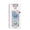 Set 2 suzete Bibs Colour Latex tetina rotunda 0 luni + Sky BlueBaby Blue