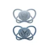 Set 2 suzete MyButterfly din silicon cu cutie de transport si sterilizare 5-18 luni nip