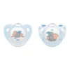 Set 2 suzete Nuk Disney Dumbo silicon M3 bleu 18-36 luni