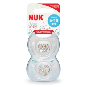 Set 2 suzete Nuk Disney The Lion King Silicon M2 6-18 luni