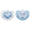 Set 2 suzete Nuk Freestyle silicon M3 blue 18-36 luni