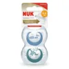 Set 2 suzete Nuk Genius Color silicon M1 blue 0-6 luni