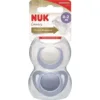 Set 2 suzete Nuk Genius silicon M0 blue 0-2 luni