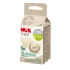 Set 2 suzete Nuk for Nature din silicon M3 18-36 luni crem