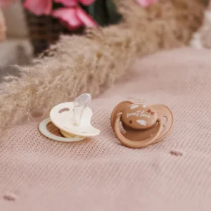 Set 2 suzete anatomice din silicon Babyono 0-6 luni