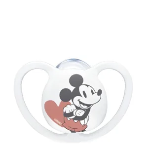Set 2 suzete din silicon NUK Space Disney Mickey M2 6-18 luni
